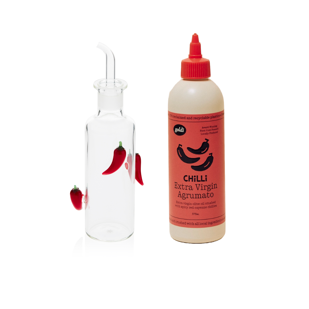 Goldi Chilli Oil &amp; Chilli Bottle Set