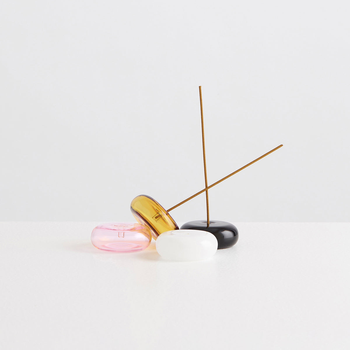 The Pebble Incense Holder | White