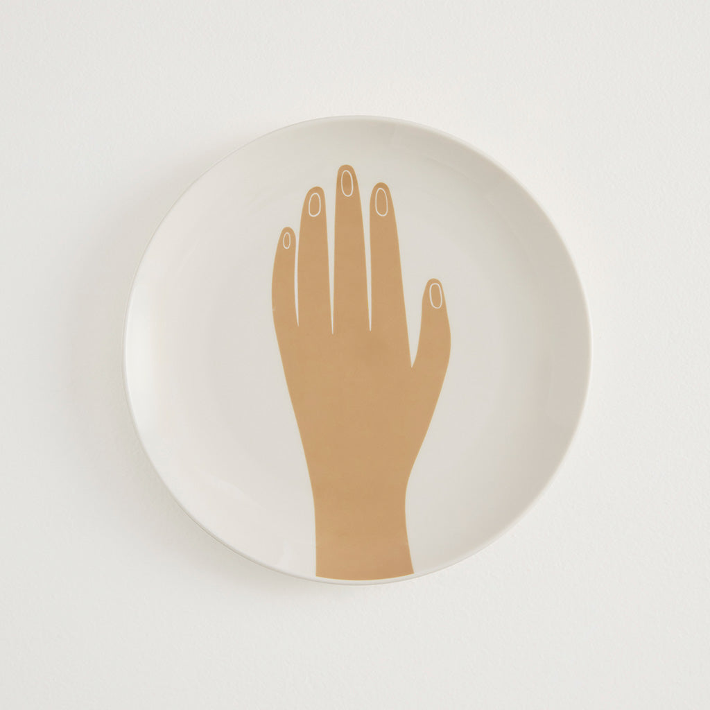 Les Mains Dinner Plates | Beige