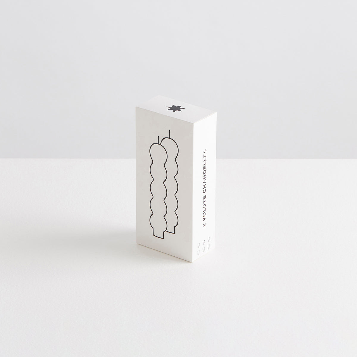 2 Volute Candles | Pink