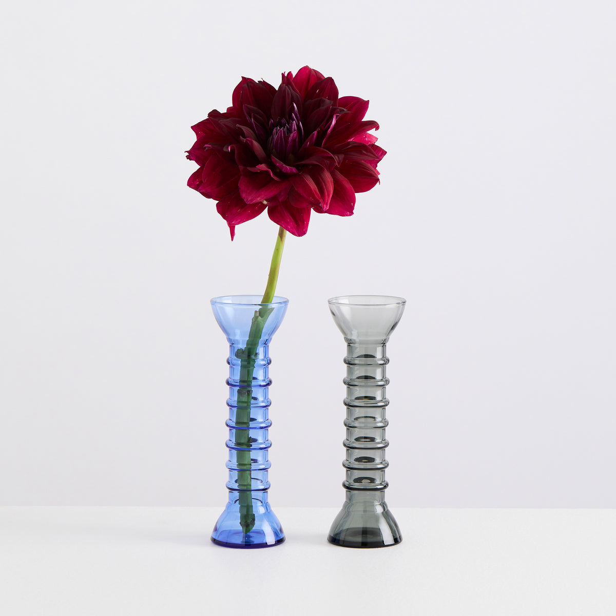 Josephine Vase Duo | Smoke, Azure